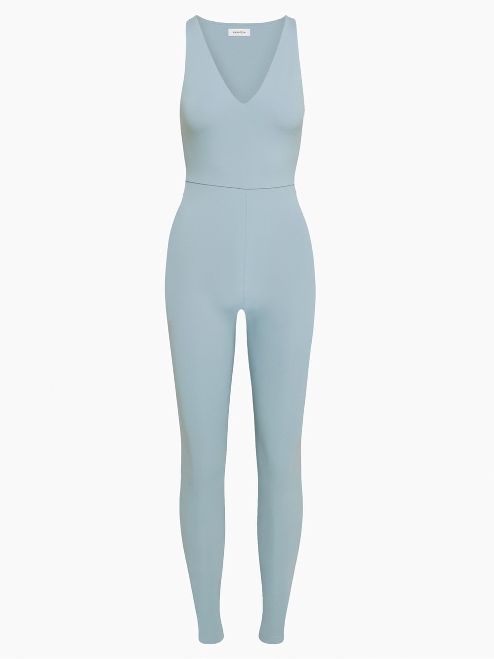 Aritzia Babaton Contour Light Blue V Neck Jumpsuit size XS